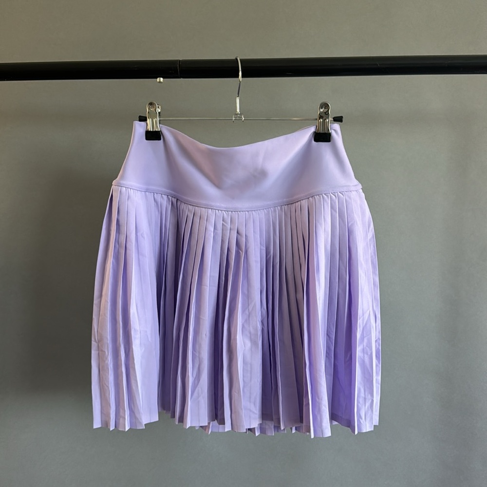 NWOT Alo Yoga Grand Slam Tennis Skirt Violet Skies Size L